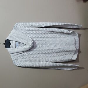 My style cowl neck off white sweater size large